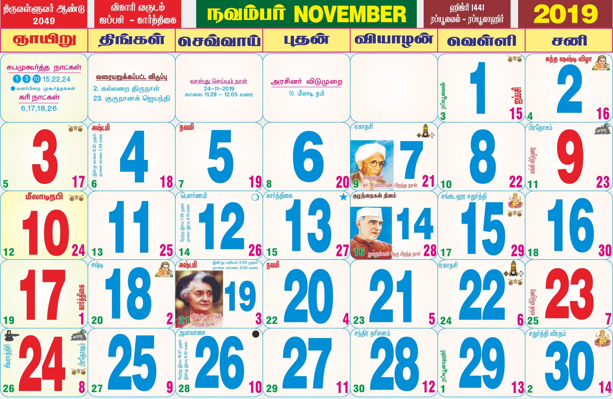 Tamil Calendar Karthigai Month 2022