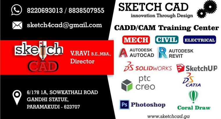 Sketch CAD Training Center Paramakudi