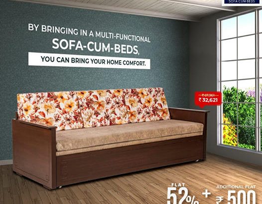 Manufacturer of Sofa Cum Beds in Mumbai