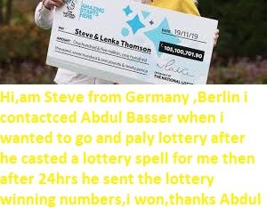 Lottery Spells to Get the Winning Numbers for the Powerball +27717403094